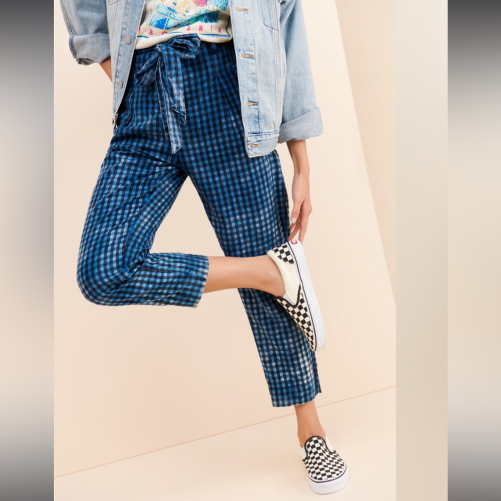 Maeve Avryl Bleached Slim Pants from Anthropologie.
